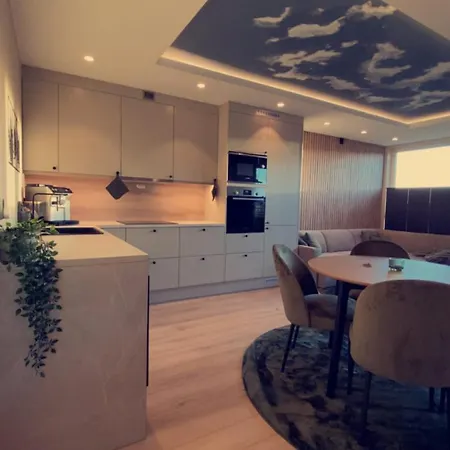 Penthouse With Sauna, Balcony And Free Coffe * 卑爾根
